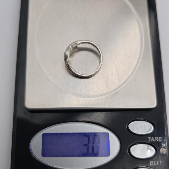 Size 5.5 Sterling Silver Cute Double Dolphin Ring A2533 - Picture 8 of 8